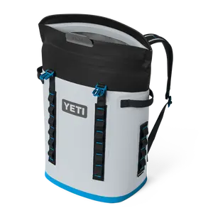 YETI Hopper Backpack M20 Soft Cooler - Fog Grey/Blue - image 3